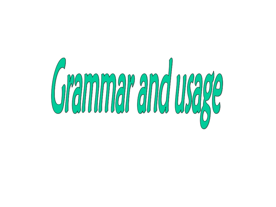牛津英语高一定语从句Grammarobservation_第1页