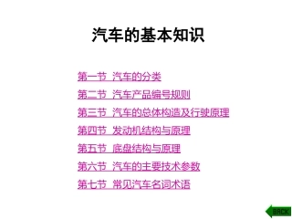 二、汽车基本知识
