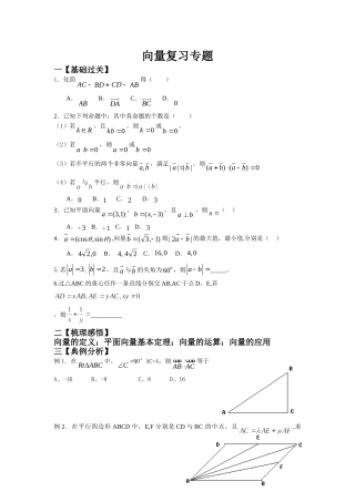 向量复习专题