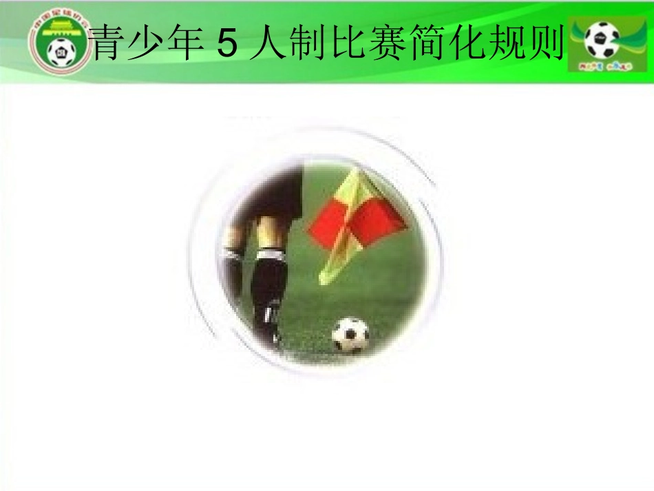 青少年5人制比赛简化规则_第1页