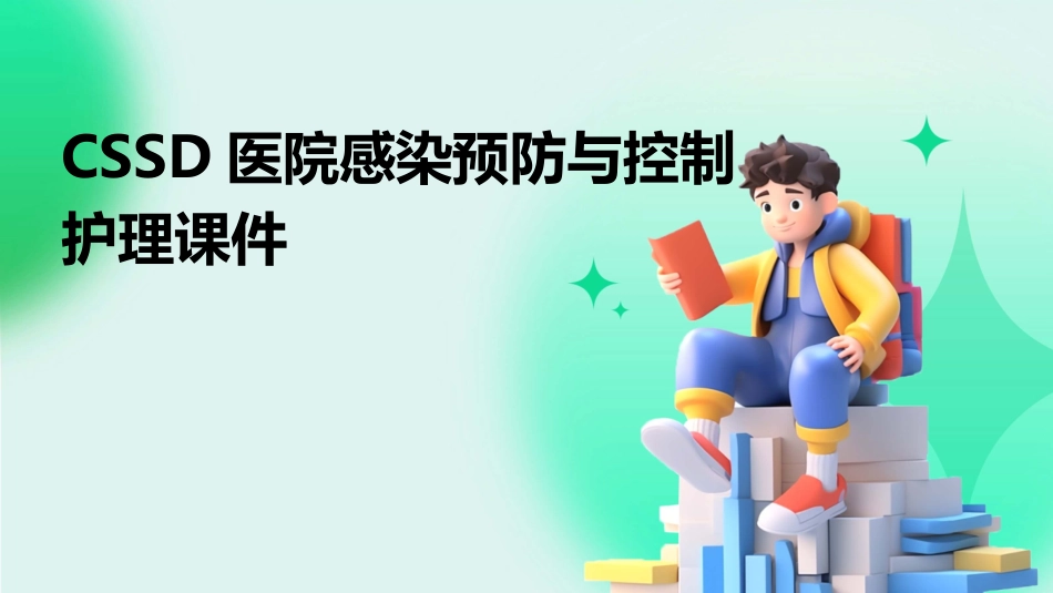 CSSD医院感染预防与控制护理课件_第1页