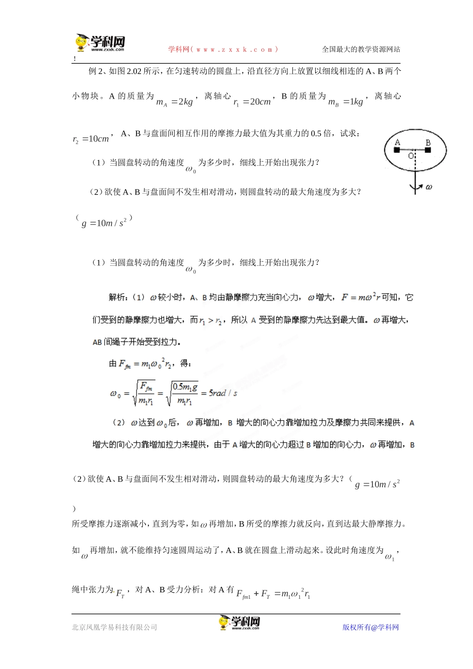 2013届高三物理一轮复习专题训练04圆周运动和行星问题的解题方法和技巧_第2页