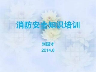 最实用的消防知识培训课件