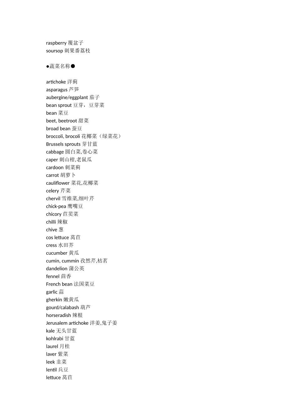 最全的英语分类词汇大全_第2页