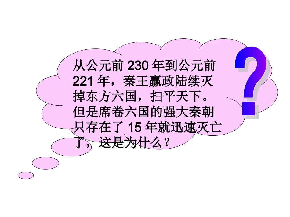 人教版七年级历史上10课《秦末农民大起义》课件_第2页