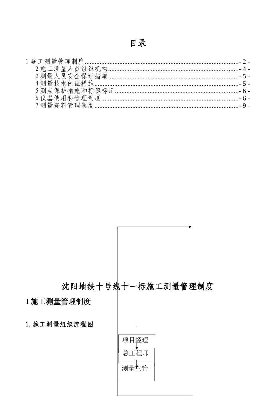施工测量管理制度_第1页
