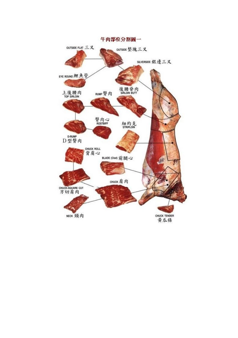 牛肉部位分割图_第2页