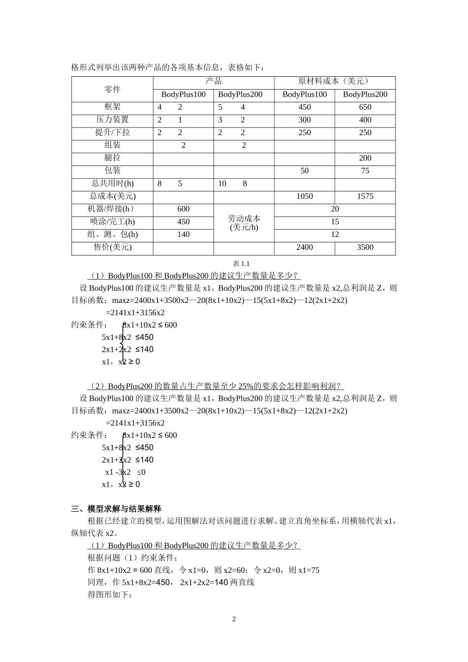 数据模型与决策课程案例分析_第2页