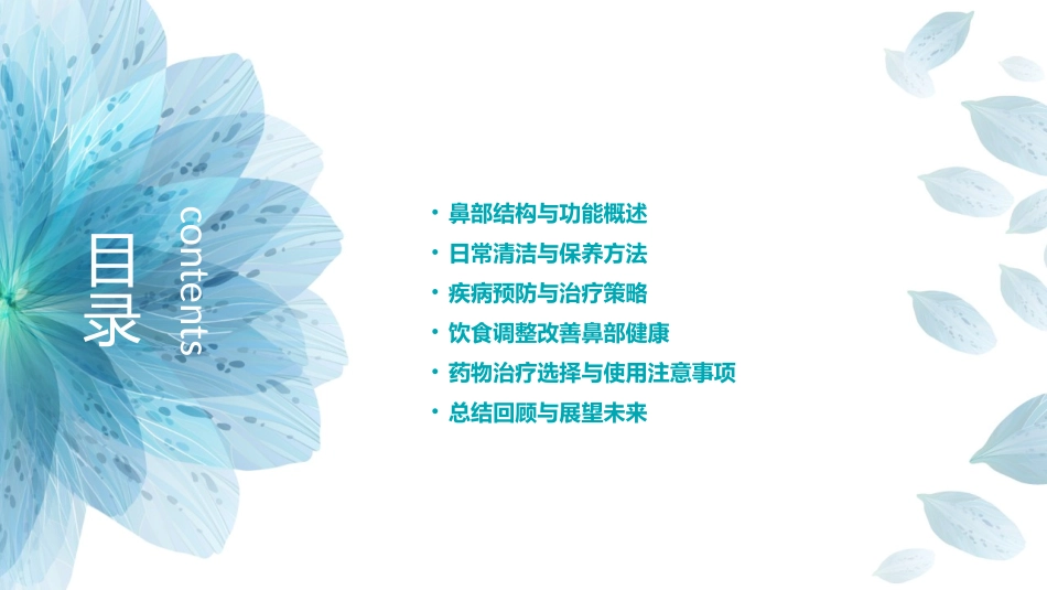 鼻部卫生护理常识课件_第2页