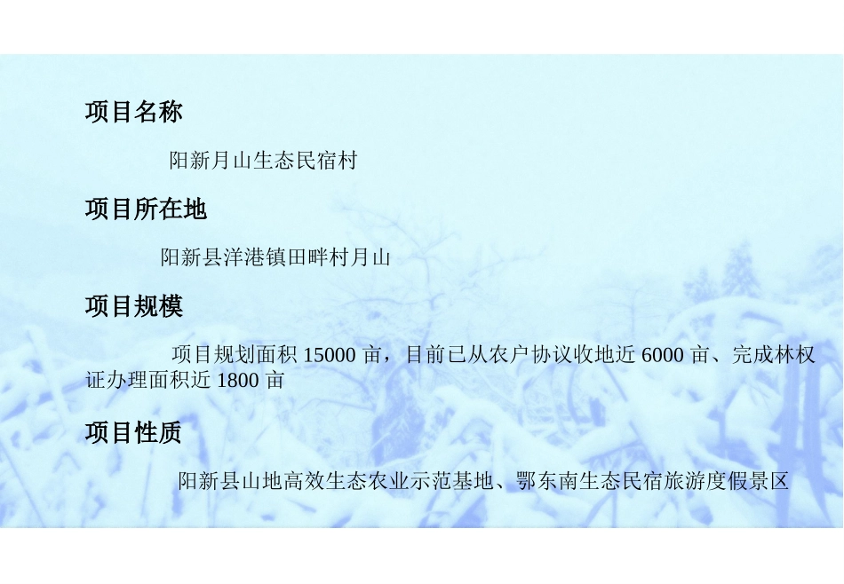 阳新月山生态民宿村项目总体规划意向书(项目申请稿)_第3页