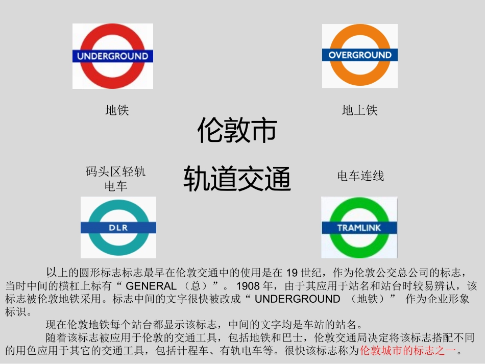 伦敦轨道交通PPT——历史部分_第1页