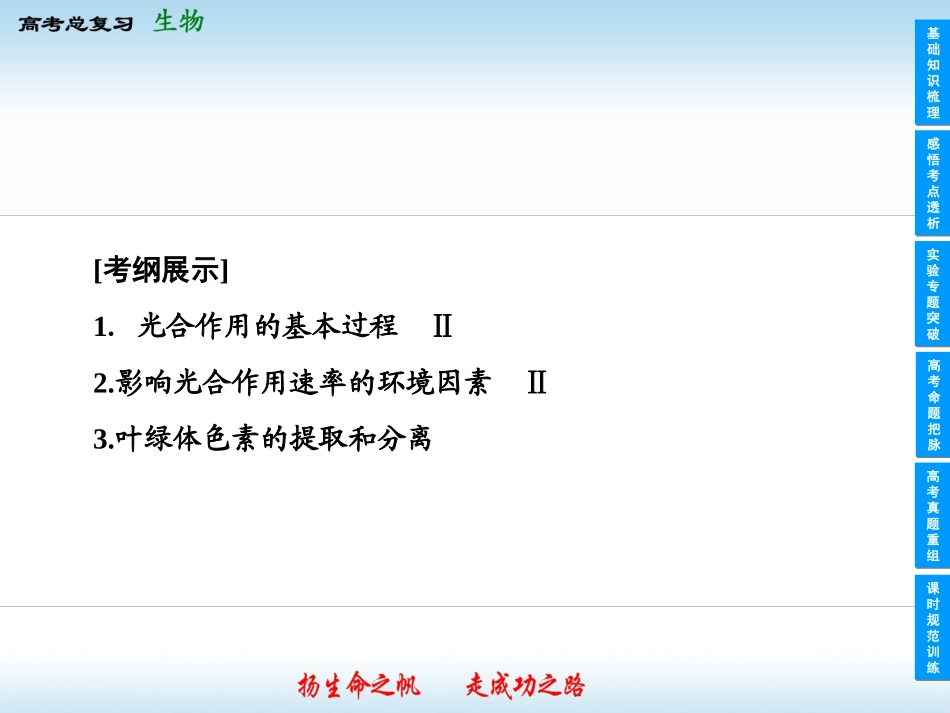 光合作用一轮复习课件_第2页
