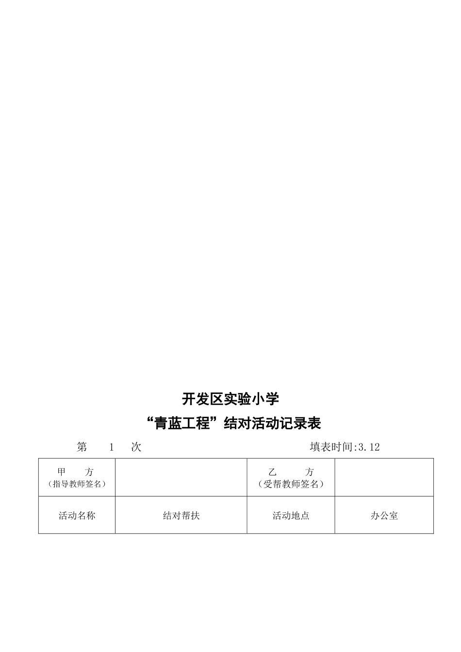 青蓝工程师徒结对记录_第3页