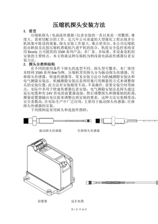 振动、位移探头安装方法