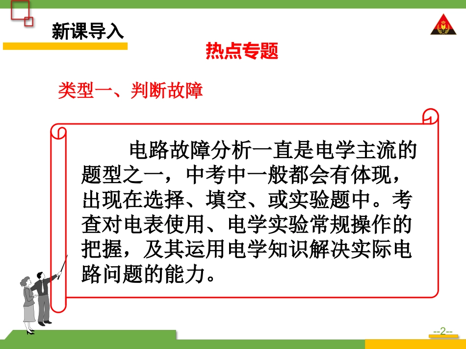 热点专题讲练（二）电路故障分析_第2页