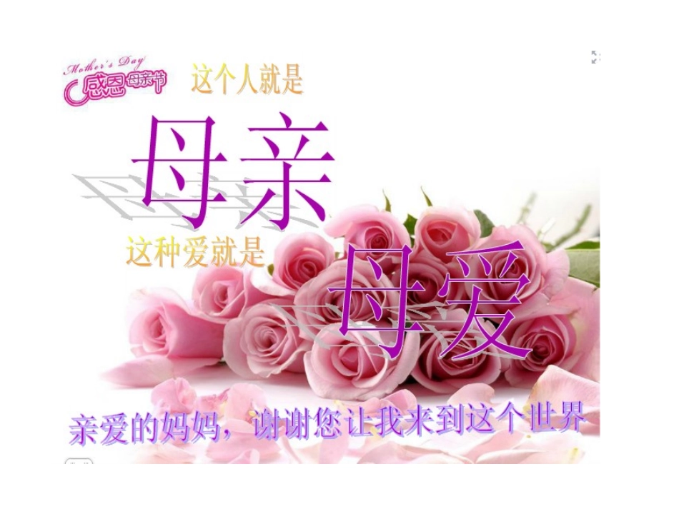 母亲节主题班会PPT_第2页