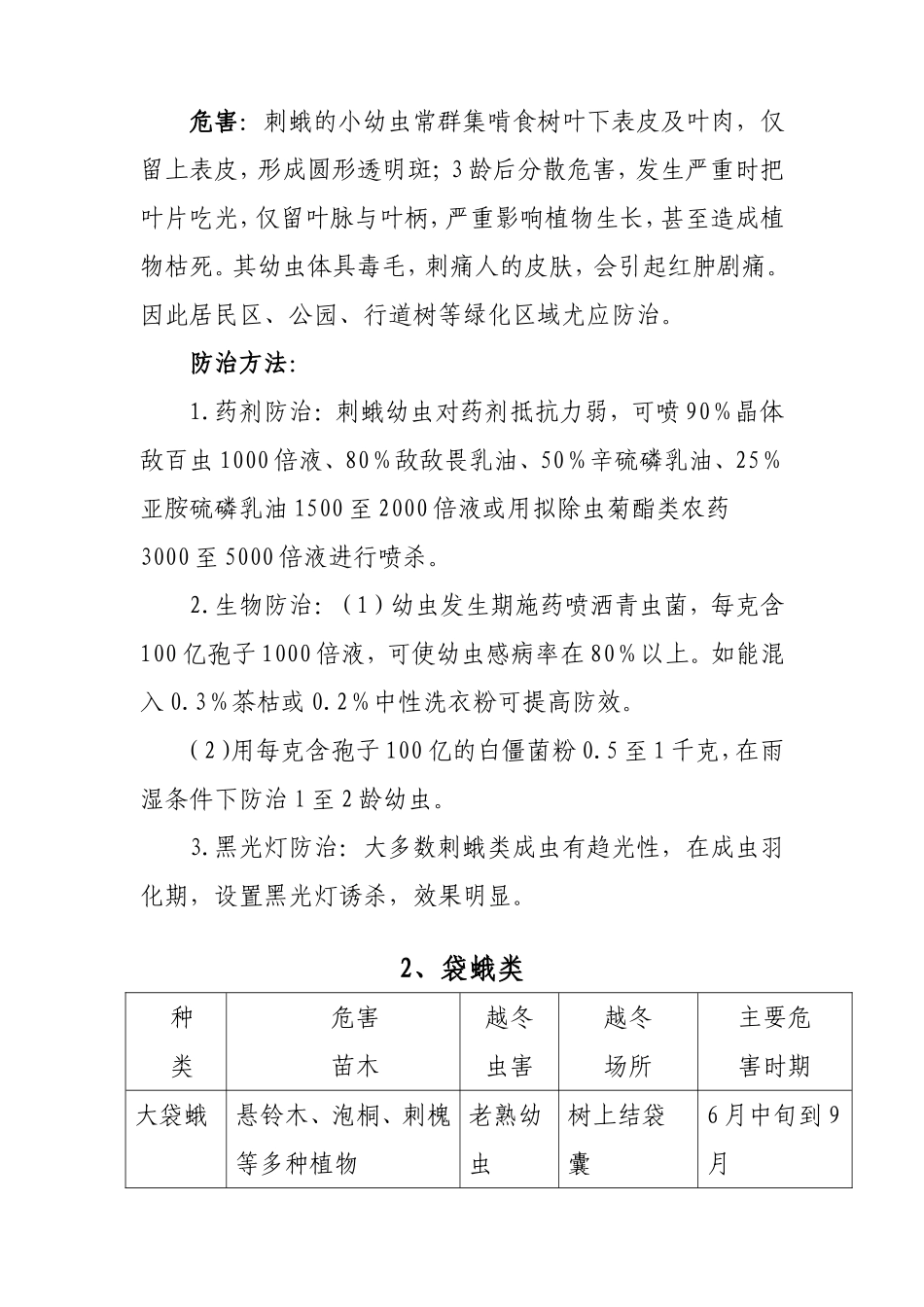 园林绿化常见病虫害防治_第2页