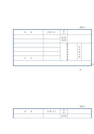 日常报销单格式 (2)
