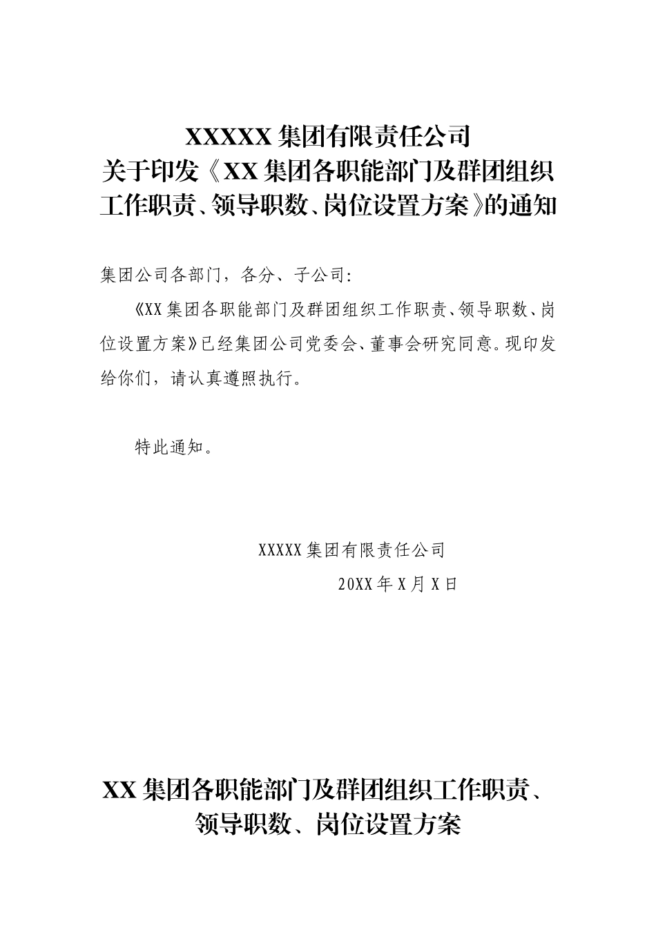 集团公司各部门职责_第1页