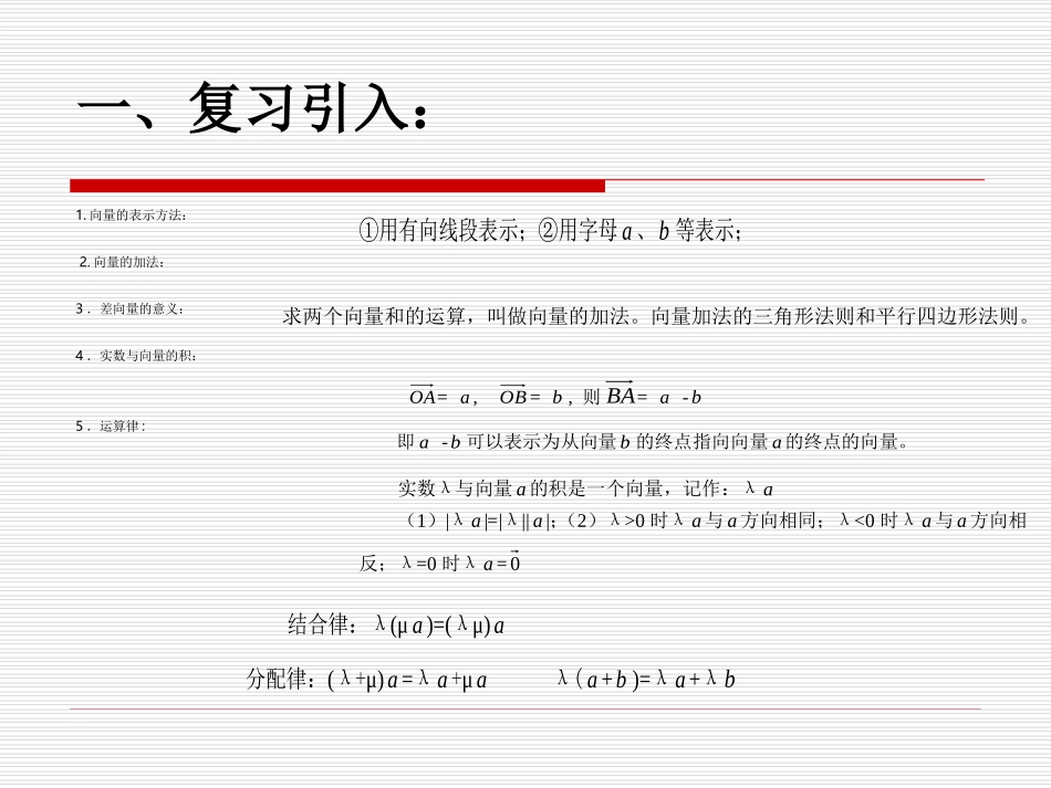 中职数学8.3.1平面向量的直角坐标及其运算_第2页