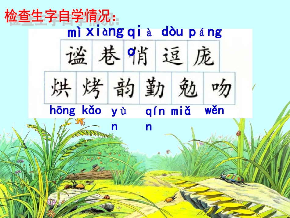 草虫的村落PPT六上_第3页