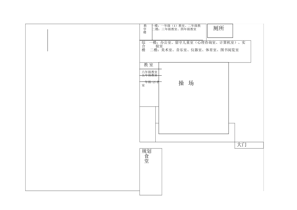 西湖镇马付小学平面图_第3页