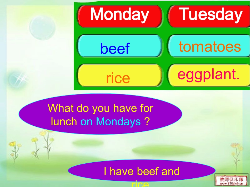 PEP小学五年级英语上册UNIT3_What's_your_favourite_food第四课时的课件[1]_第3页