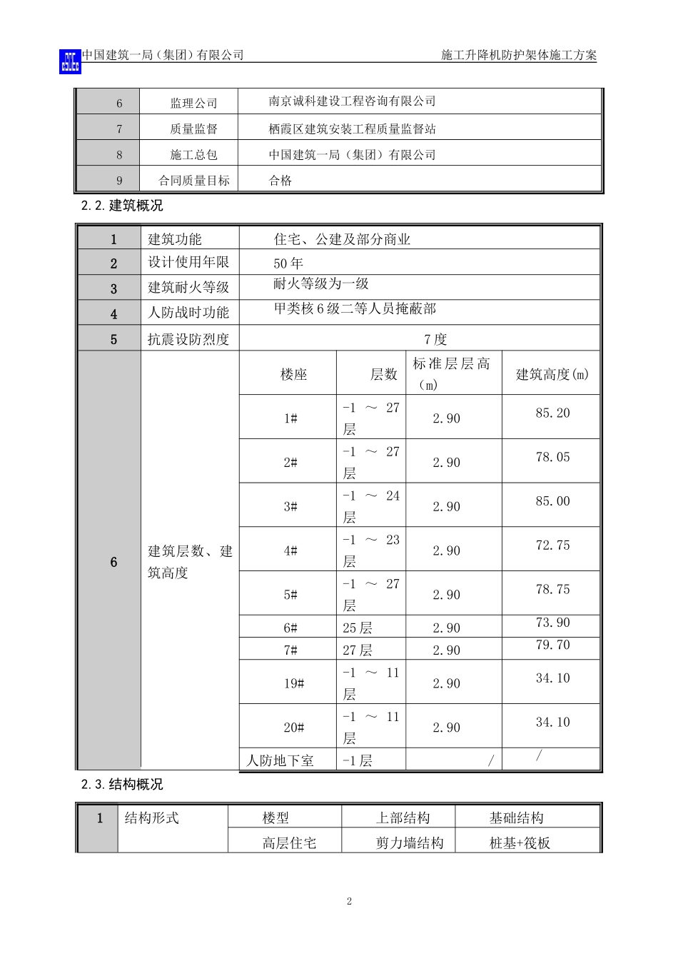 外用电梯防护架方案_第3页