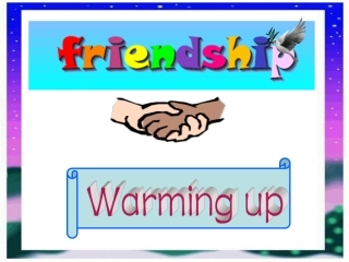 高中英语人教必修1Unit1warmingup课件