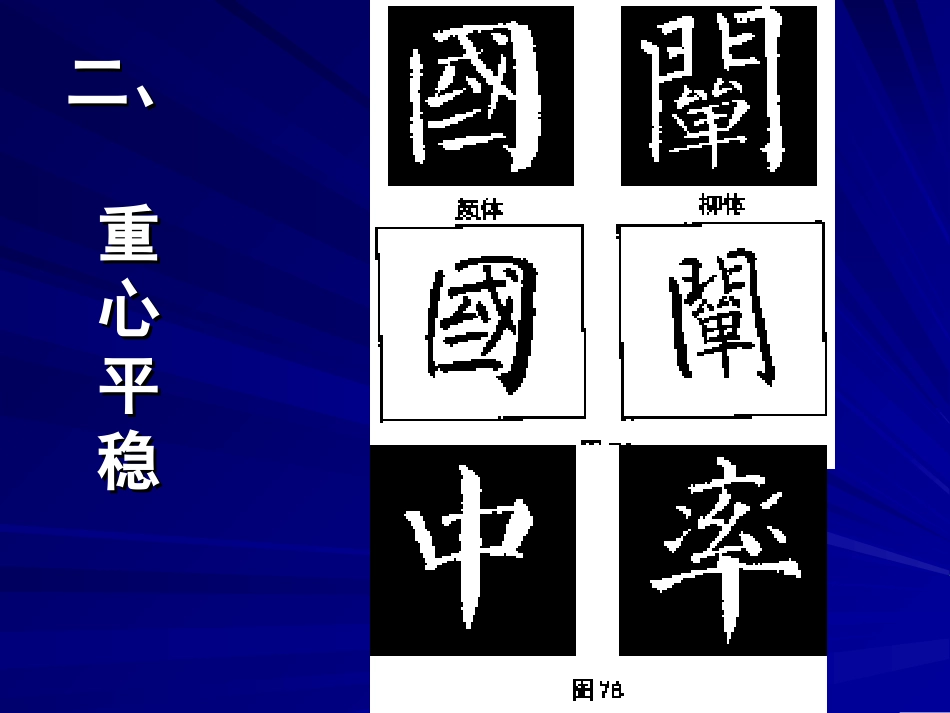 楷书结体原则 (楷书结体基本要求)_第2页