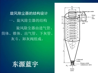 旋风除尘器cad结构图纸设计及技术参数