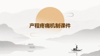 产程疼痛机制课件