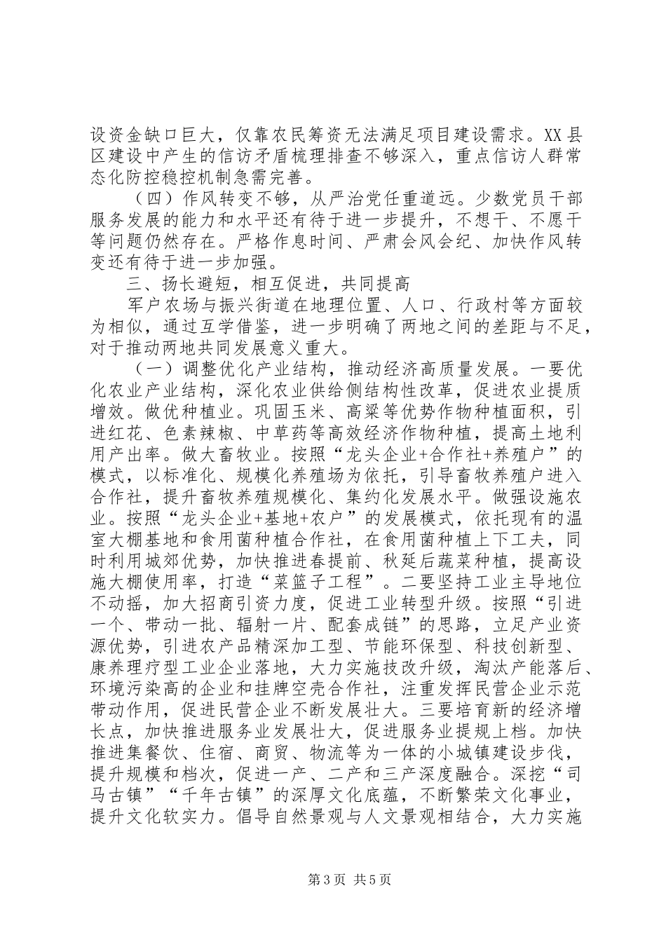 挂职人员座谈会发言材料_第3页