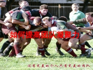 如何提高团队凝聚力-ppt