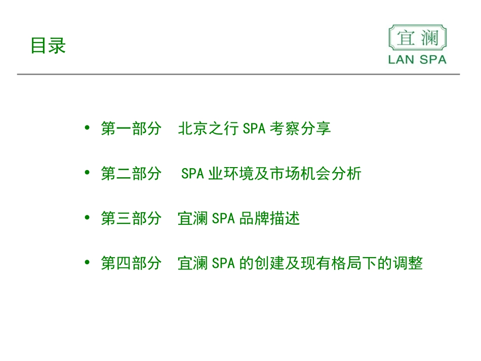 宜澜SPA品牌规划书_第3页