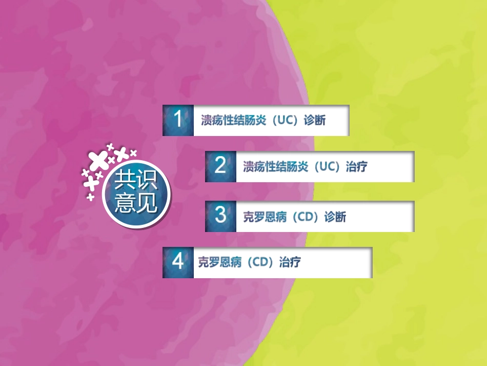 炎症性肠病诊断与治疗的共识意见 王素平_第3页