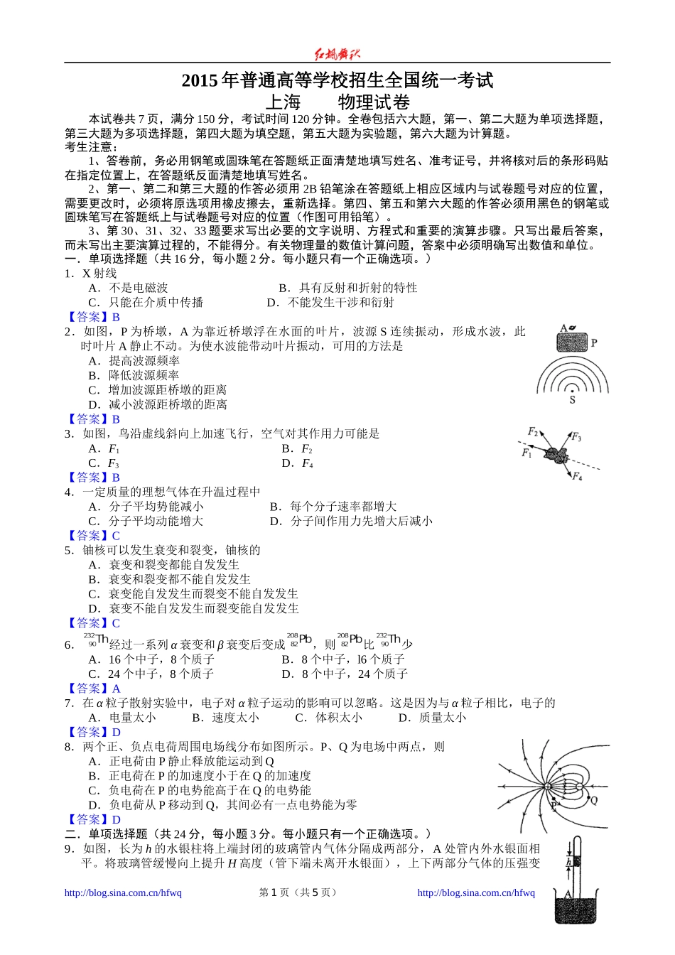 2015上海卷_第1页