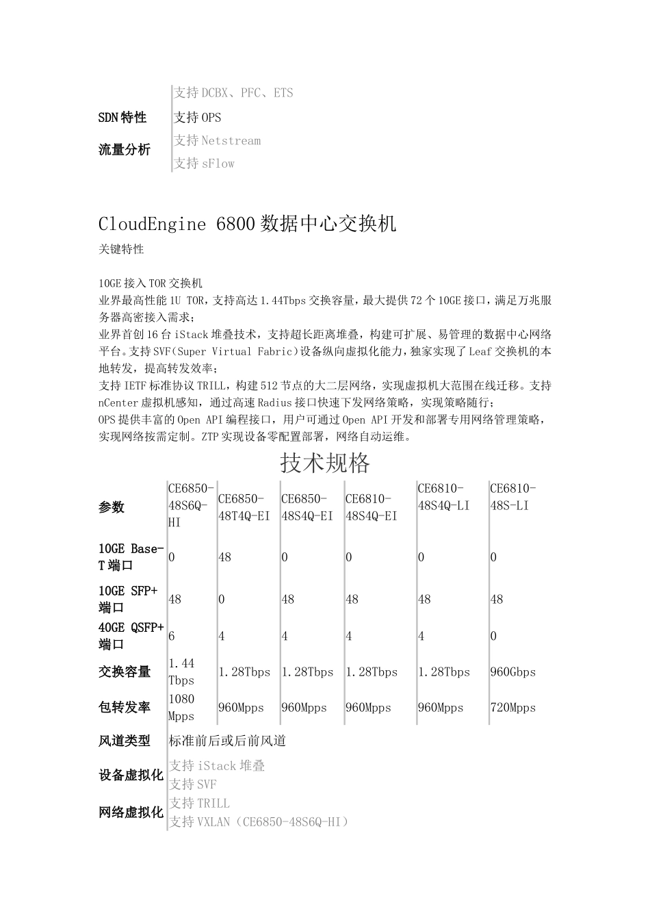 华为交换机产品系列整理版_第3页