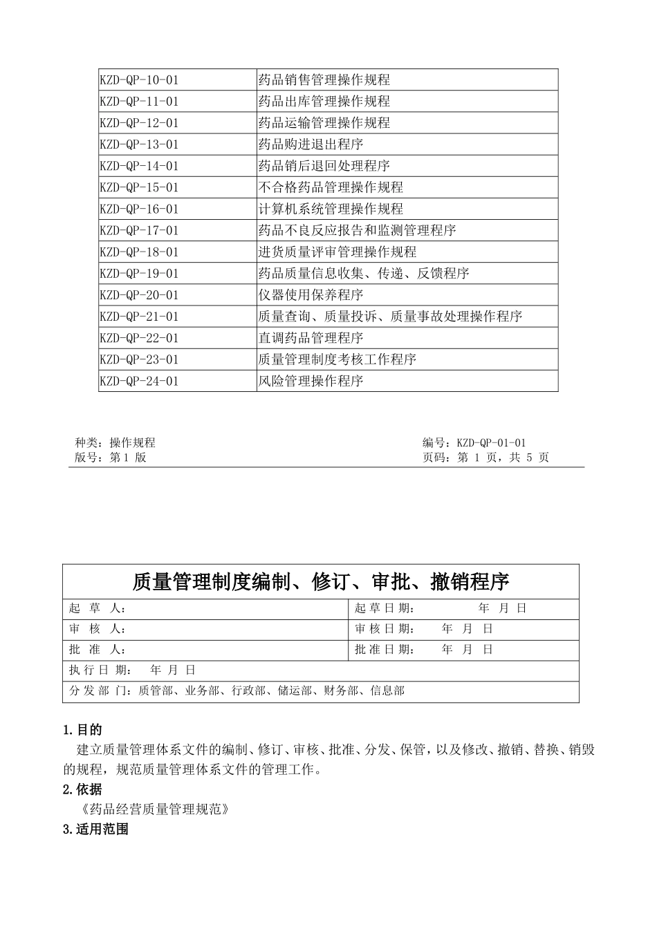 药品经营操作规程_第2页