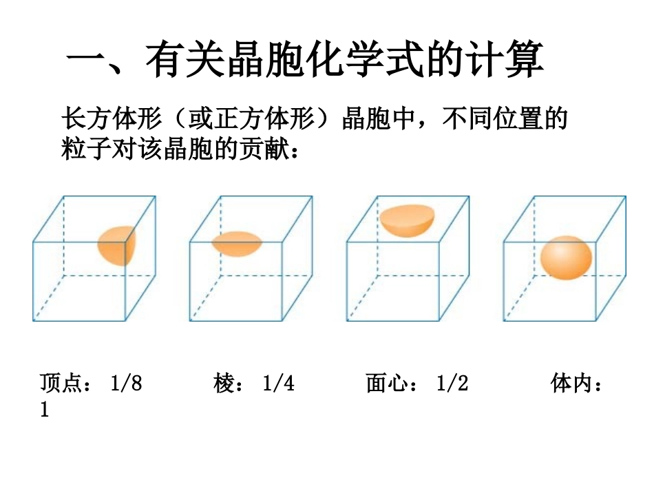 有关晶胞的计算课件_第3页