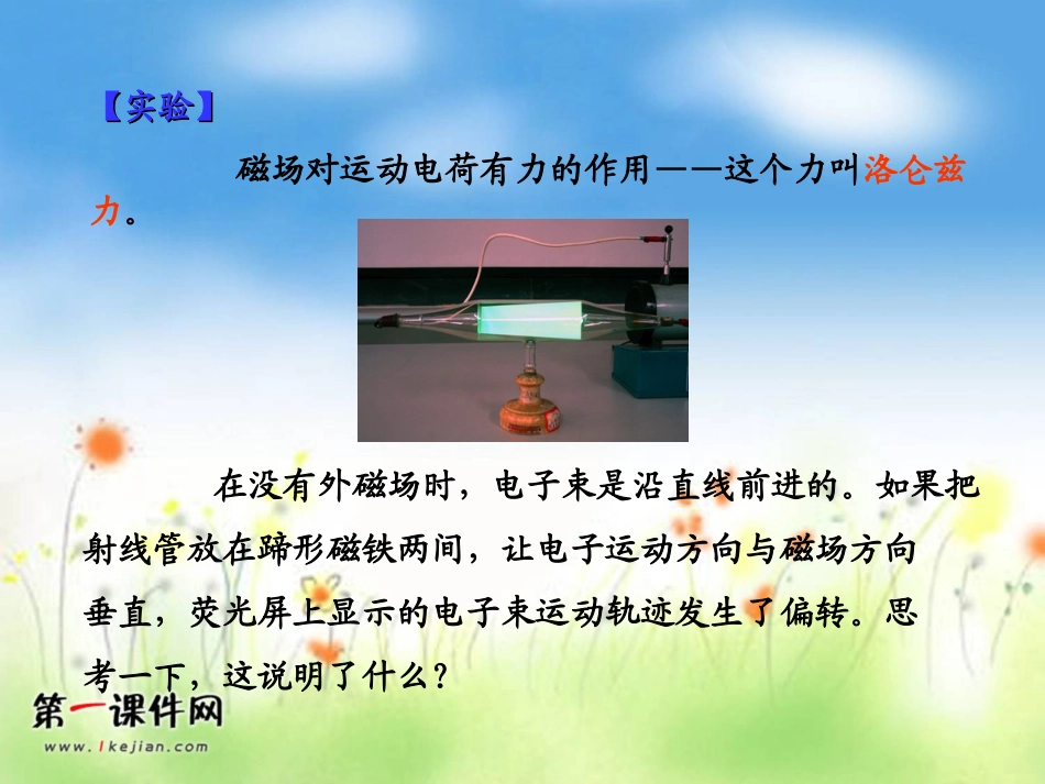 新课标选修三35《研究洛伦兹力》PPT课件_第2页