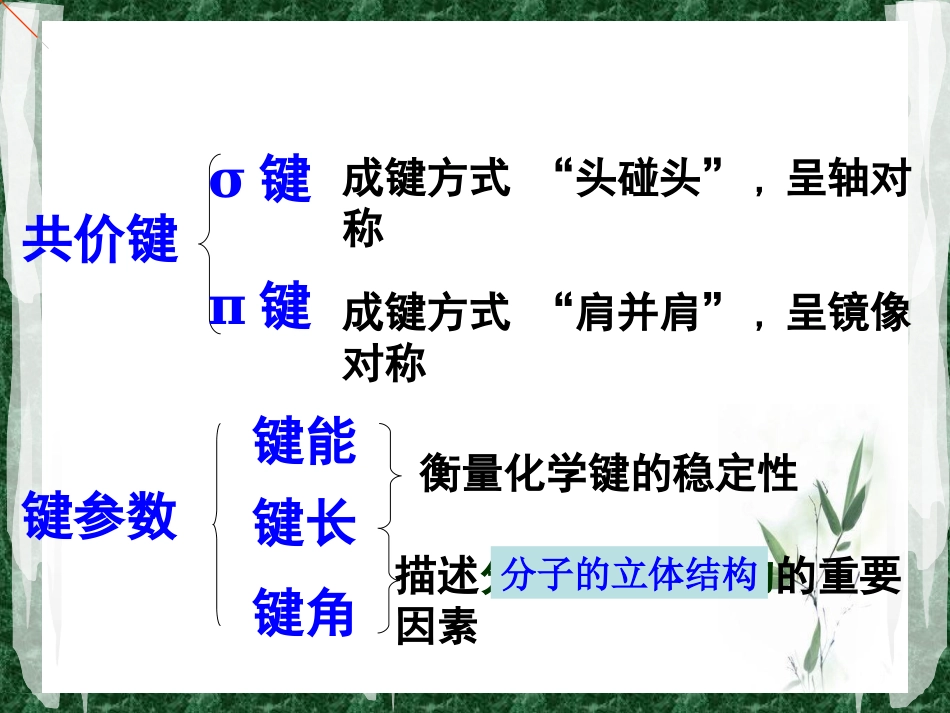 高中化学选修3(第二章第二节)_第2页