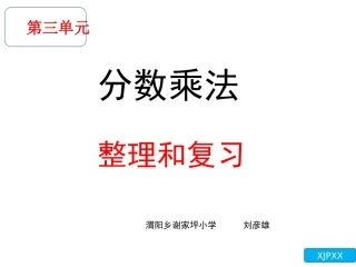 分数乘法整理和复习