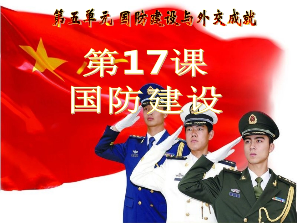 国防建设PPT_第1页