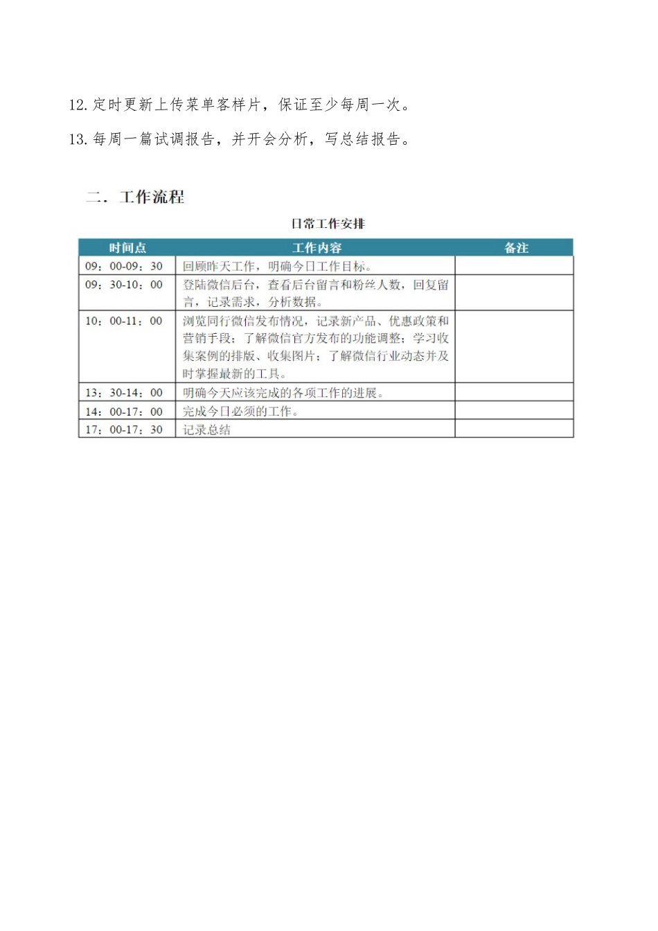 微信运营部岗位职责与工作流程_第2页