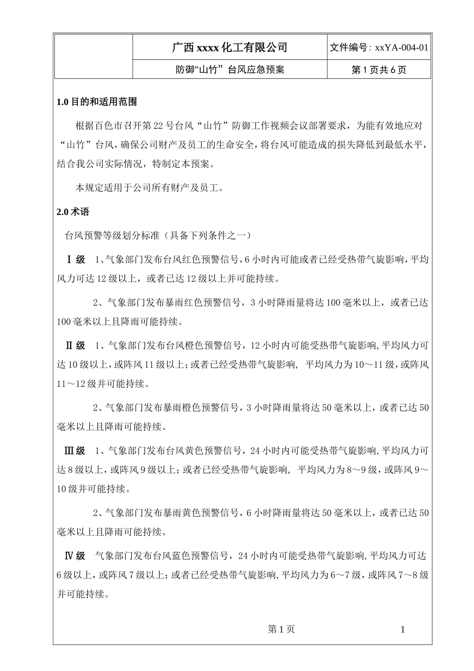 防御“山竹”台风应急预案修改版_第2页