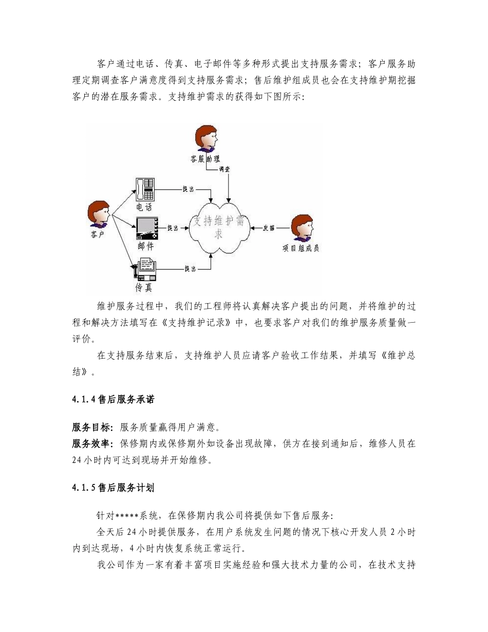 软件工程项目售后维护方案_第3页