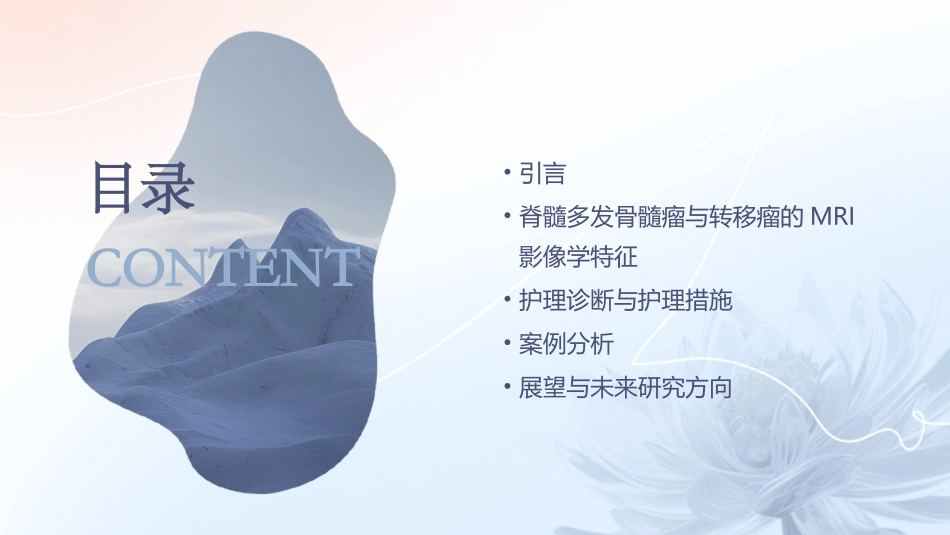 脊髓多发骨髓瘤与转移瘤的MRI鉴别诊断护理课件_第2页