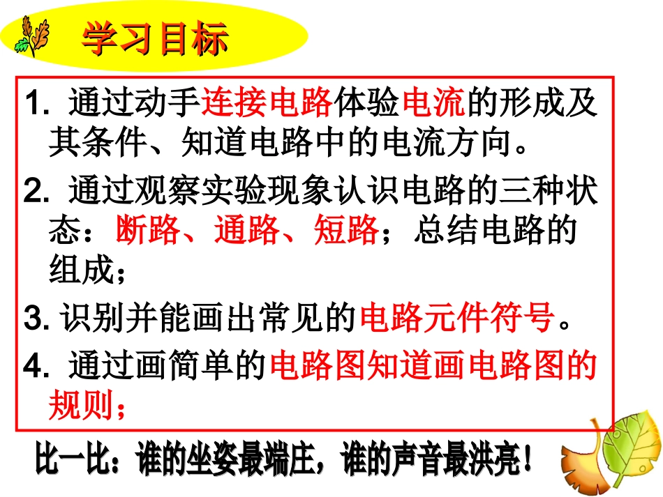电流和电路王艳梅演示文稿 (2)_第2页
