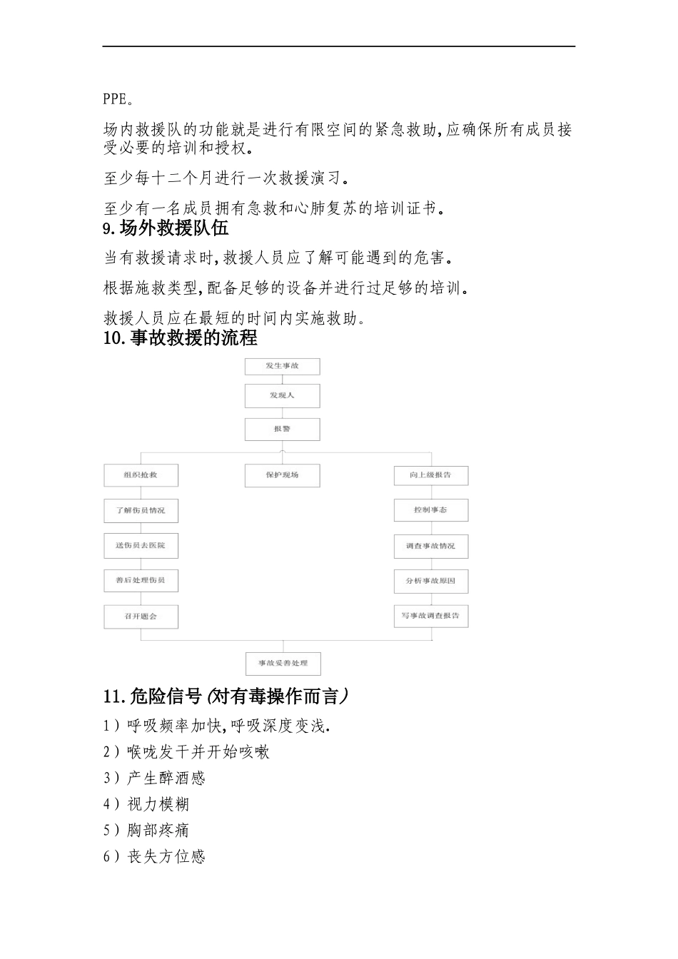 有限空间作业事故应急预案_第3页